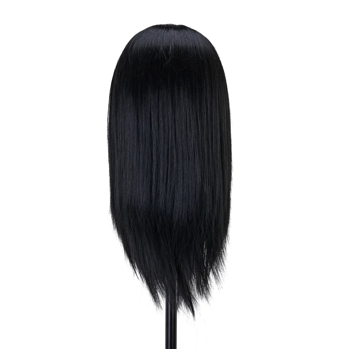 Gabbiano WZ4 training head with beard, synthetic hair, color 1#, length 8"+6" 