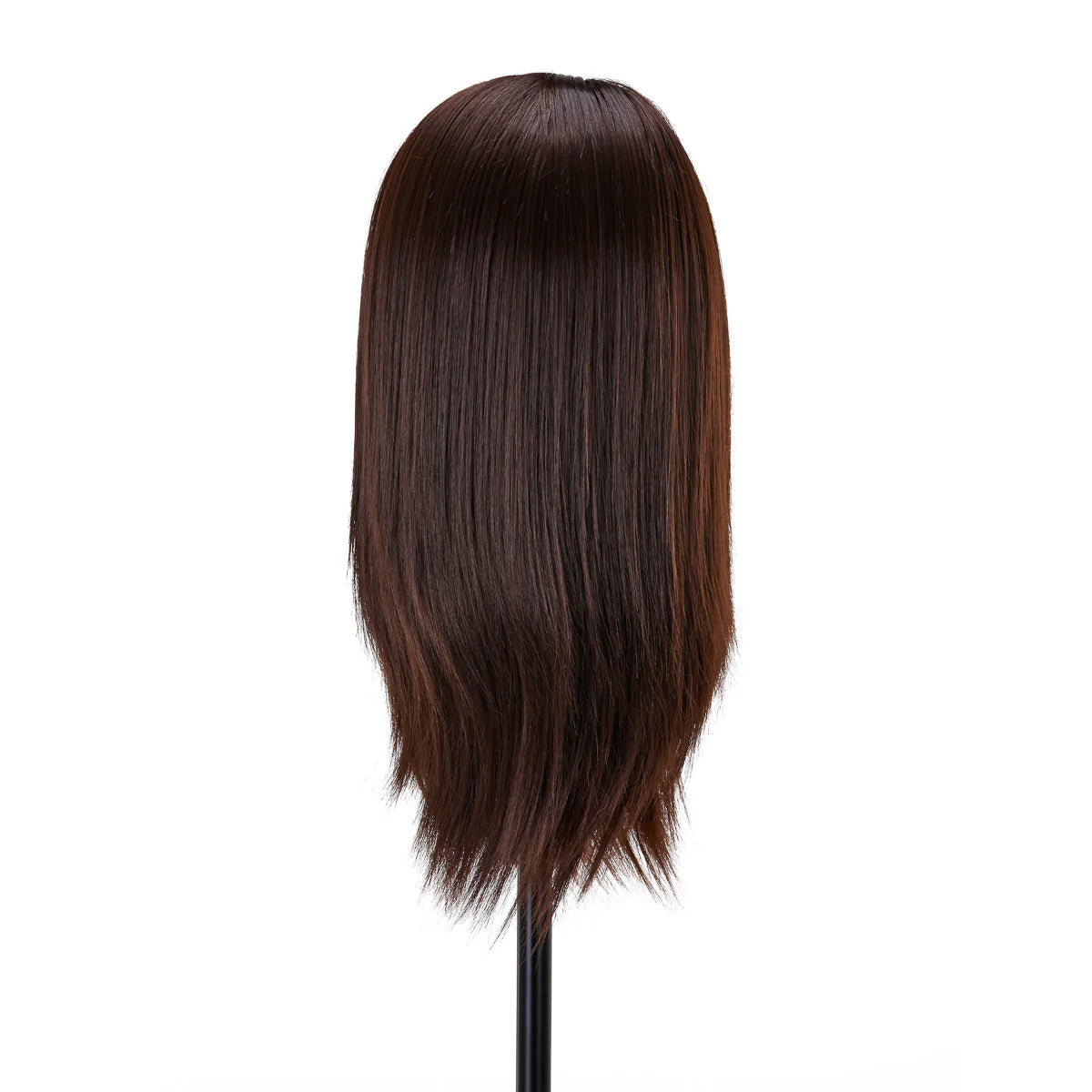 Gabbiano WZ4 training head with beard, synthetic hair, color 4#, length 8"+6" 