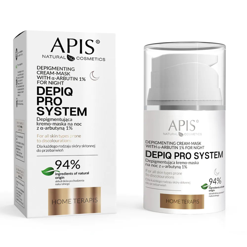 Apis Depiq Pro System Crema Mascarilla Nocturna con Bloqueo Melánico Octamolecular: Regeneración Intensiva, Control de Manchas y Máxima Luminosidad