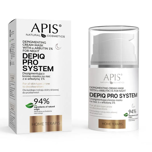 Apis Depiq Pro System Crema Mascarilla Nocturna con Bloqueo Melánico Octamolecular: Regeneración Intensiva, Control de Manchas y Máxima Luminosidad