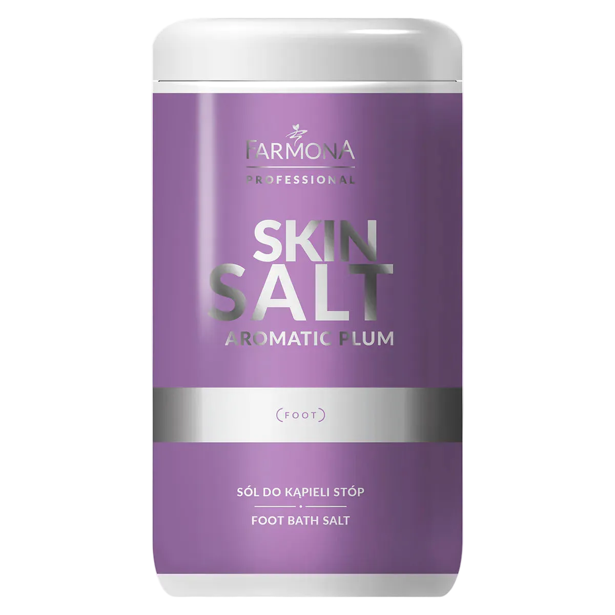 Farmona Skin Salt – Sales de Baño Podológicas "Plum Extract" para Pies, 1400 g