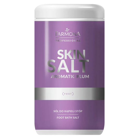 Farmona Skin Salt – Sales de Baño Podológicas "Plum Extract" para Pies, 1400 g