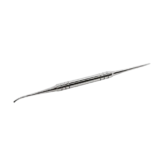 Lima mini angular podológica de acero inoxidable 10 cm