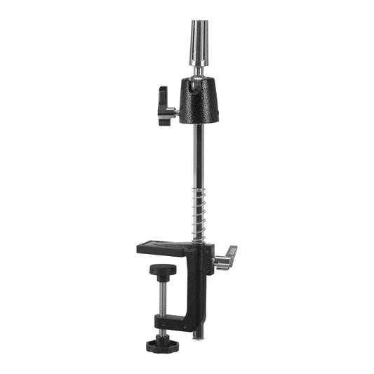 Soporte de Mesa para Cabeza de Prácticas Gabbiano 41: Estructura Compacta de Acero en Negro