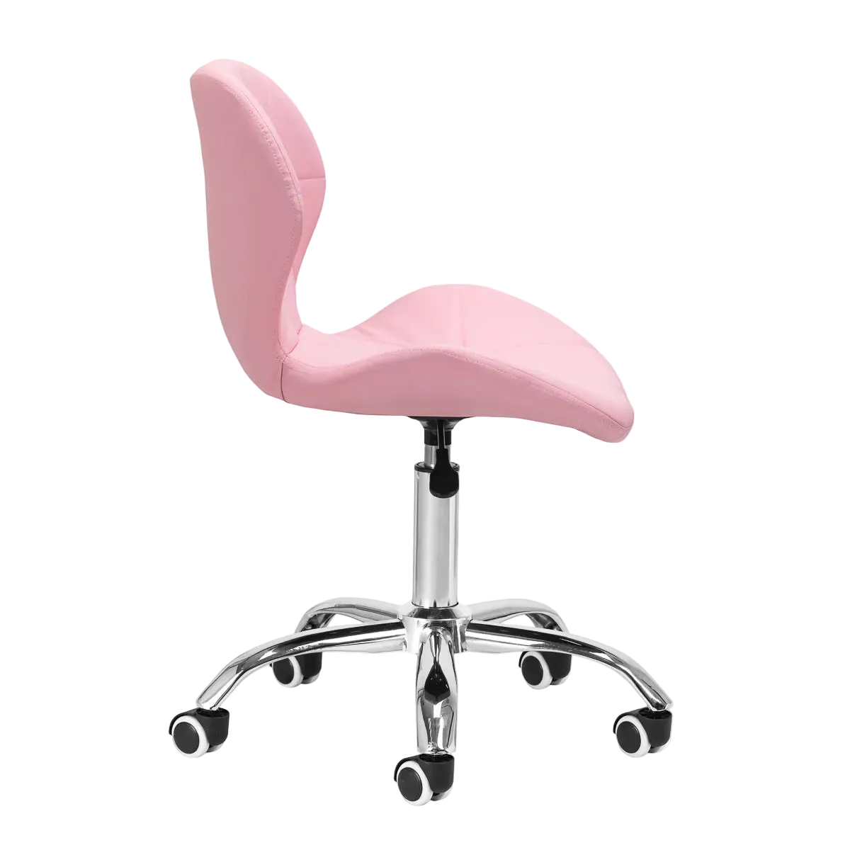 Silla de estética ajustable QS-06 color rosa