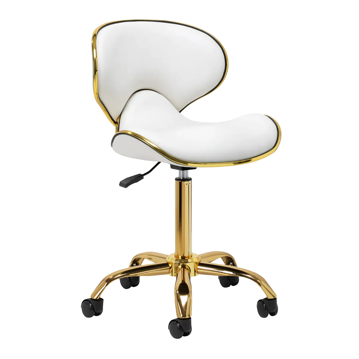 Silla con respaldo ergonómico Q-4599G blanco