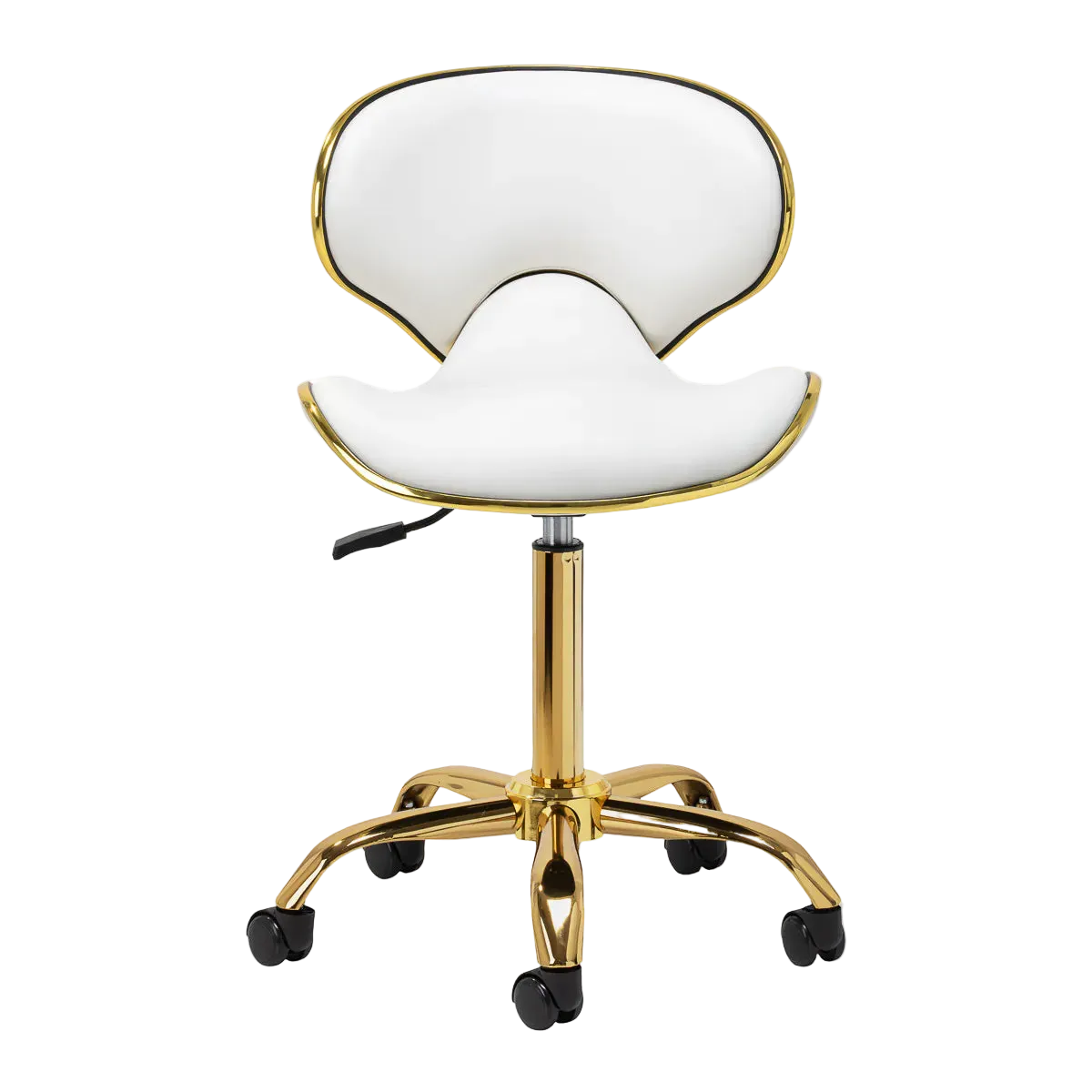 Silla con respaldo ergonómico Q-4599G blanco