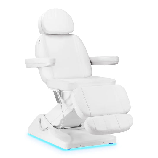 Sillón Estético Eléctrico Luxury: 3 Motores de Máxima Precisión, Diseño Ergonómico e Iluminación LED Ambiental para tu Clínica