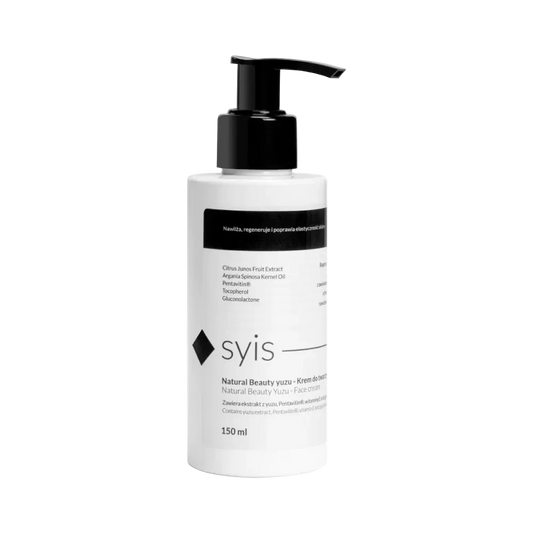 SYIS Natural Beauty – Crema Facial Iluminadora e Hidratante de Yuzu, 150 ml