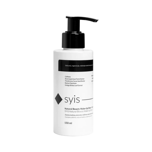 SYIS Natural Beauty Crema Nutritiva para el Contorno de Ojos con Cafeína | Concentrado Clínico Drenante, Complejo Antifatiga Periocular y Matriz Lipídica Noble, 150 ml, marca SYIS