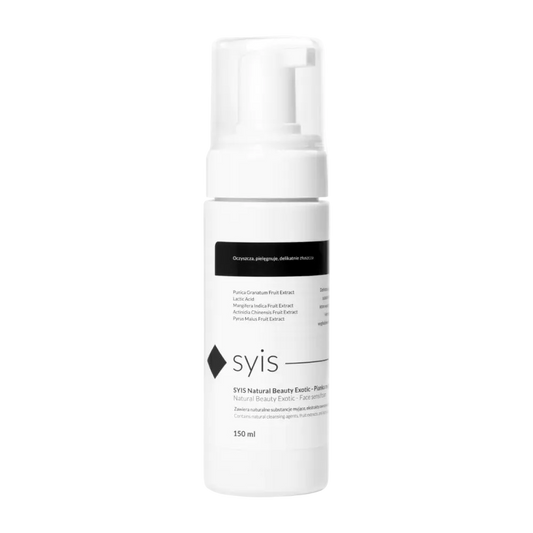 Espuma limpiadora suave con extractos de frutas 150 ml, marca SYIS