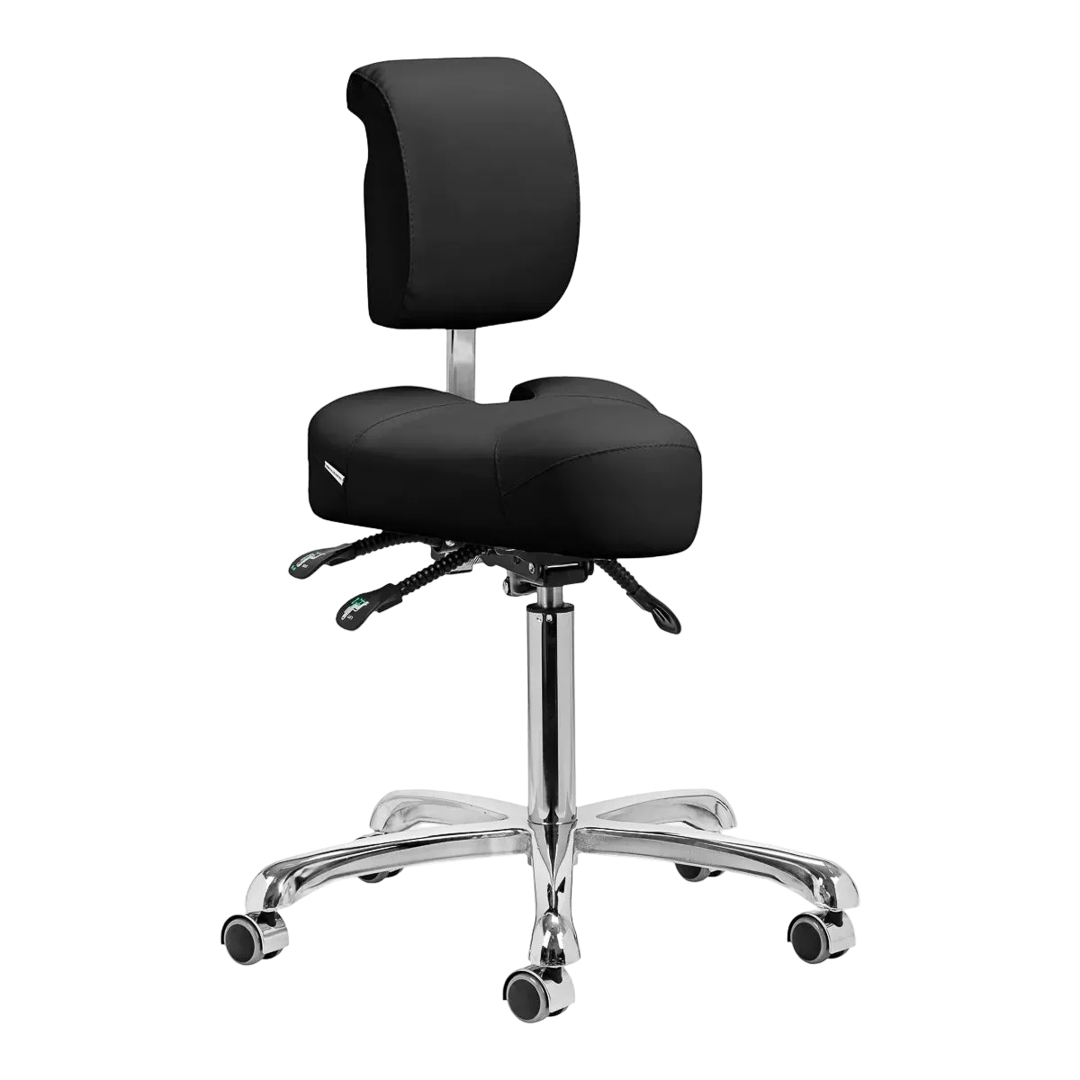 Silla Podológica Ergonómica Giovanni 1005: Triple Ajuste por Pistón de Gas, Soporte Lumbar Activo y Máxima Estabilidad