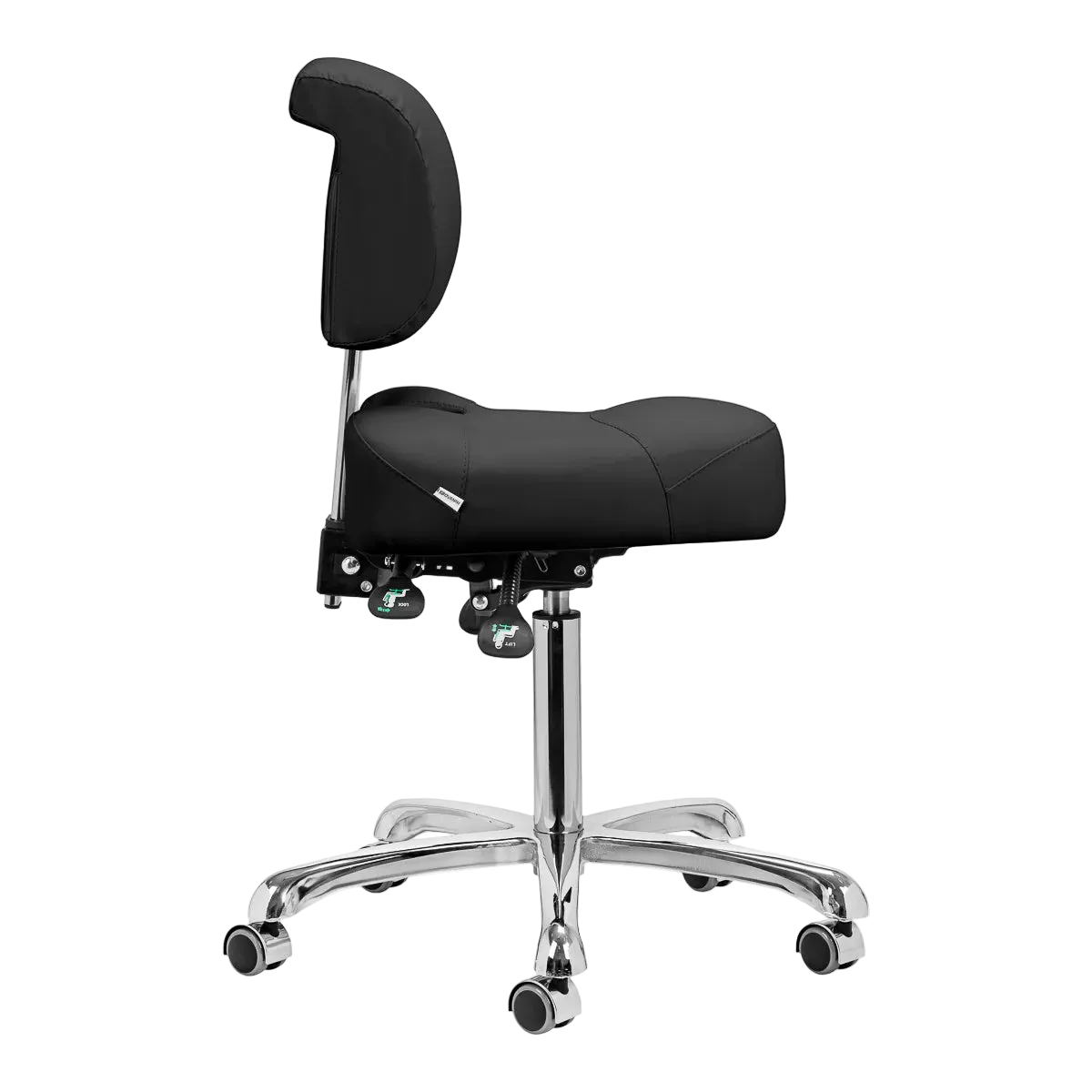 Silla Podológica Ergonómica Giovanni 1005: Triple Ajuste por Pistón de Gas, Soporte Lumbar Activo y Máxima Estabilidad