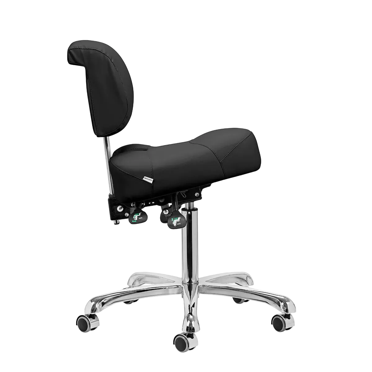 Silla Podológica Ergonómica Giovanni 1005: Triple Ajuste por Pistón de Gas, Soporte Lumbar Activo y Máxima Estabilidad