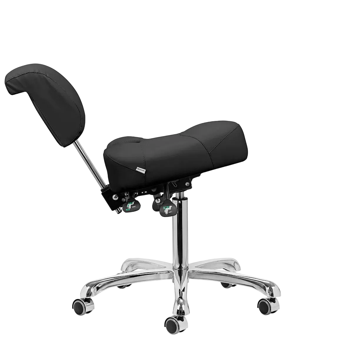 Silla Podológica Ergonómica Giovanni 1005: Triple Ajuste por Pistón de Gas, Soporte Lumbar Activo y Máxima Estabilidad