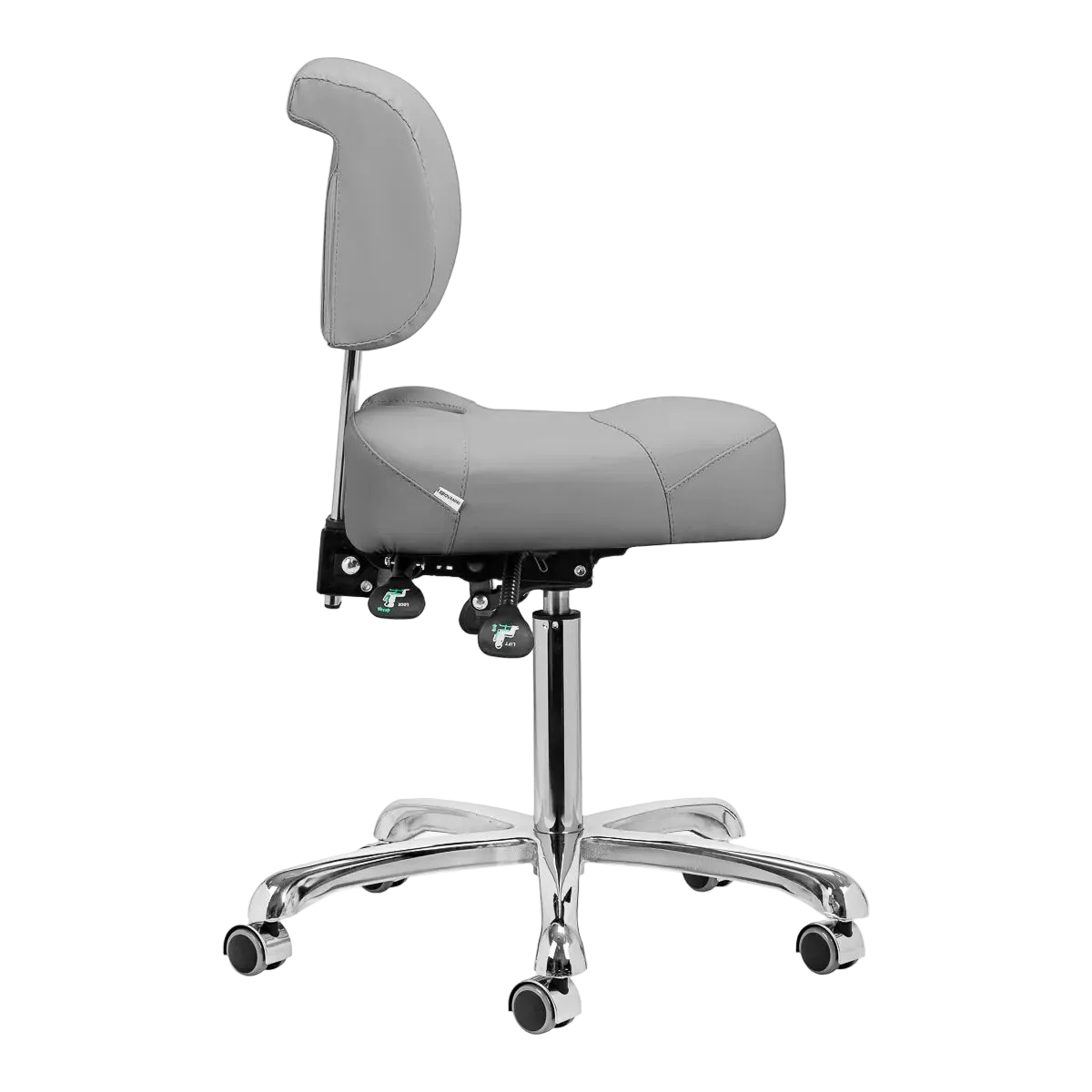 Silla Podológica Ergonómica Giovanni 1005: Triple Ajuste por Pistón de Gas, Soporte Lumbar Activo y Máxima Estabilidad