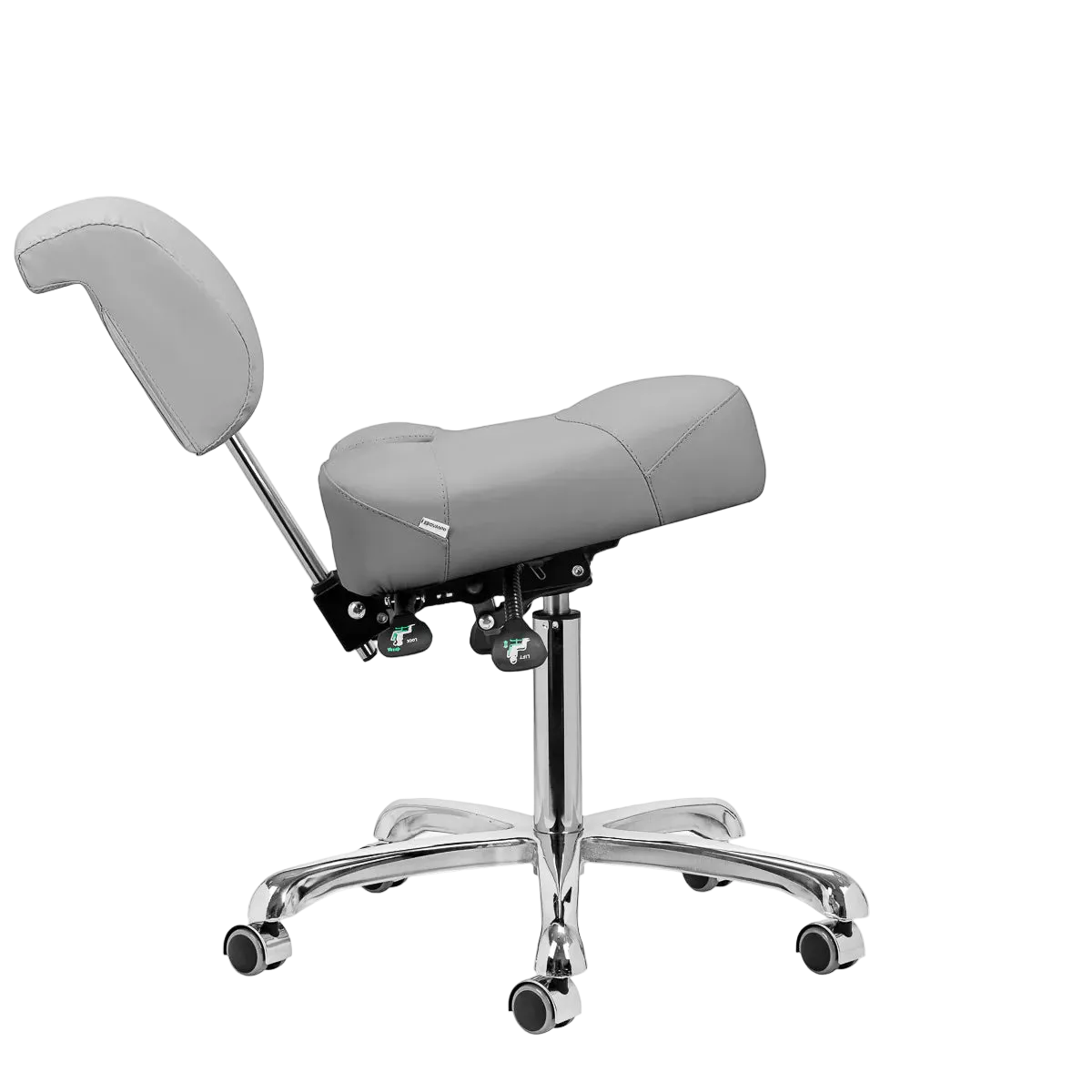 Silla Podológica Ergonómica Giovanni 1005: Triple Ajuste por Pistón de Gas, Soporte Lumbar Activo y Máxima Estabilidad