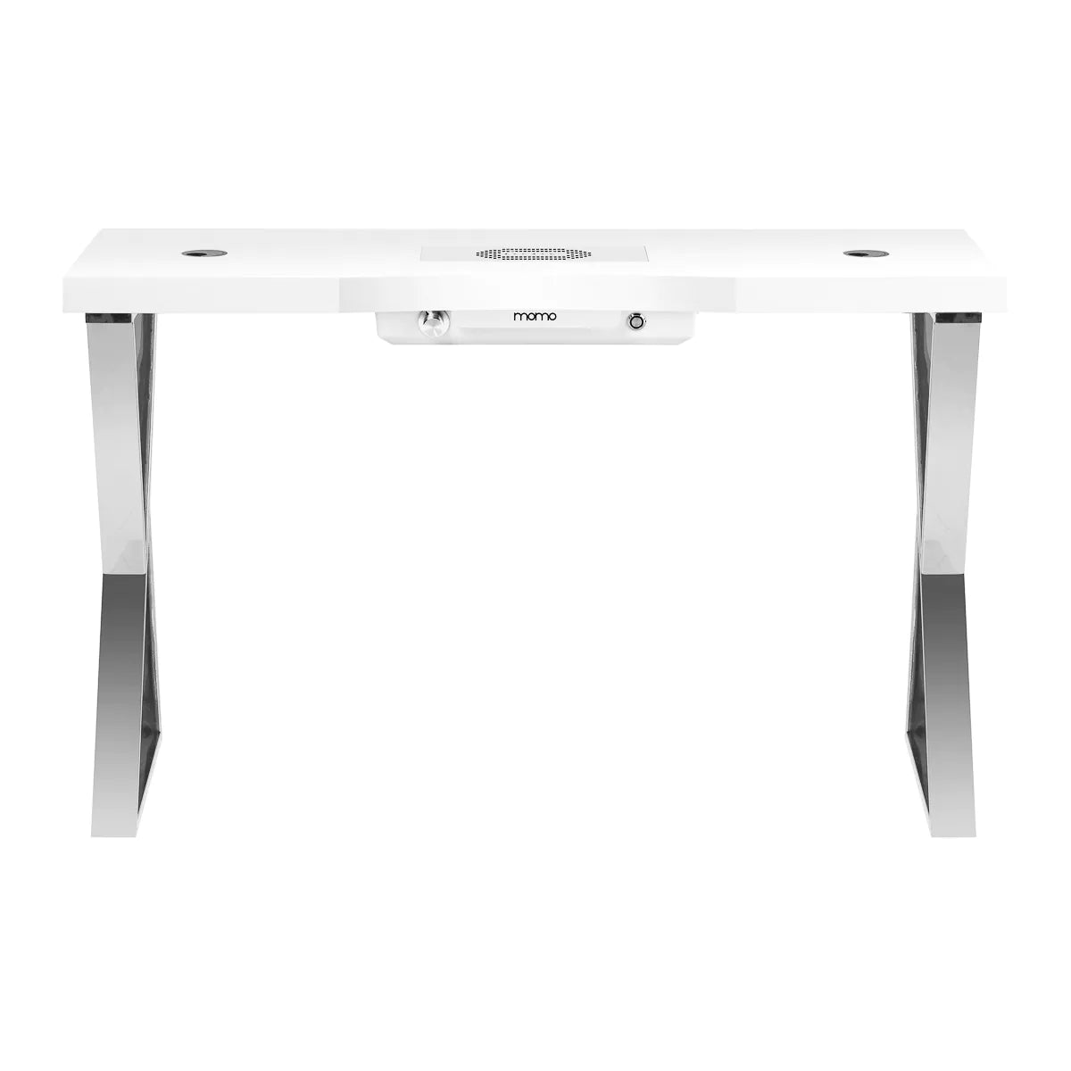 Mesa de Manicura Momo 04 | Elegancia Minimalista con Aspirador Integrado Momo J-02 plateado