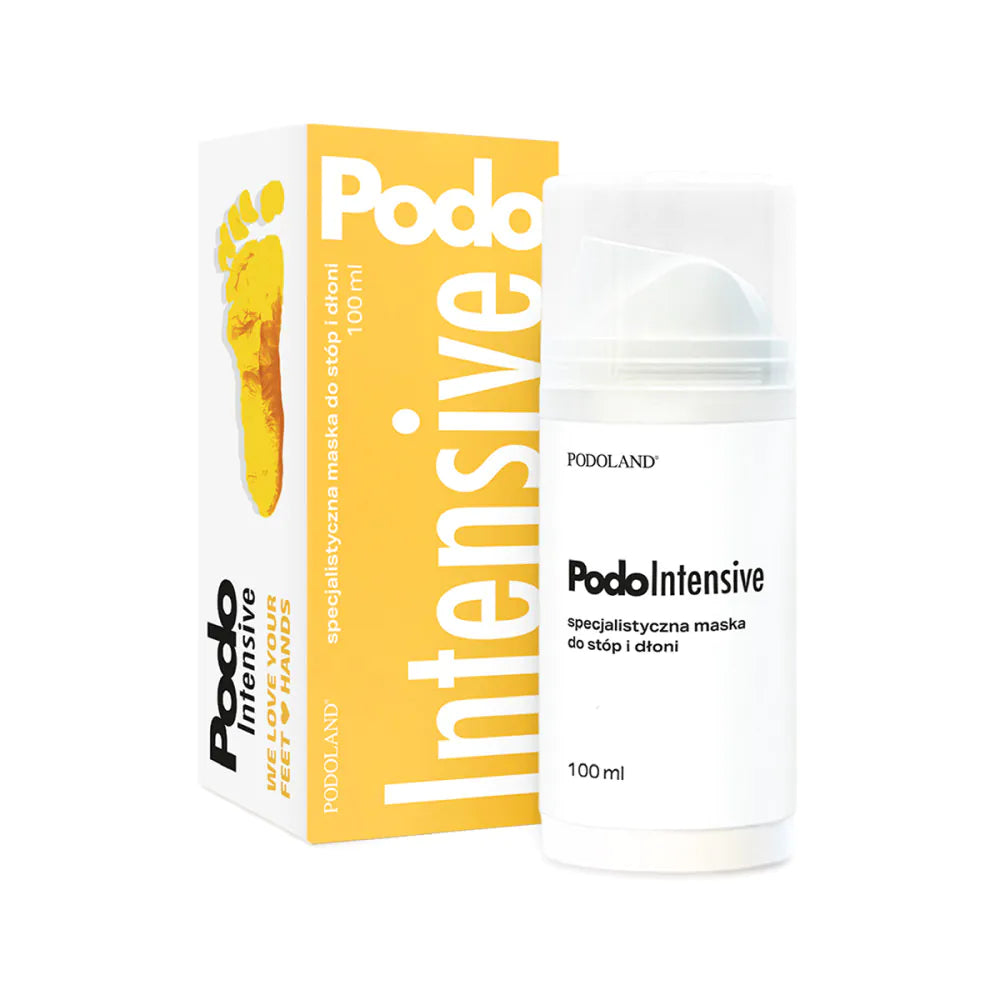 Mascarilla intensiva especializada para manos y pies PodoIntensive 100 ml | Sistema de Regeneración Dérmica, Terapia de Acción Térmica Express y Bloqueo de la Sudoración
