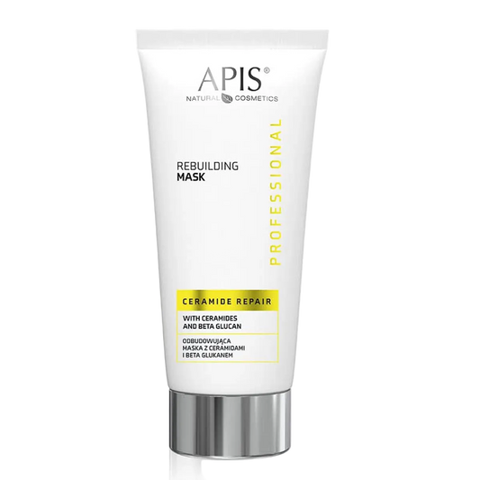 Mascarilla reconstructiva con ceramidas y beta glucano, 200 ml, Apis Natural Cosmetics