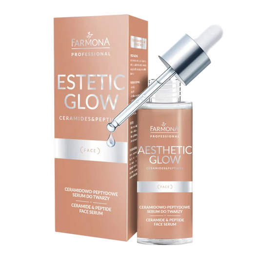 Sérum Facial de Ceramidas y Péptidos AESTHETIC GLOW 30 ml – Concentrado Iluminador y Antiedad