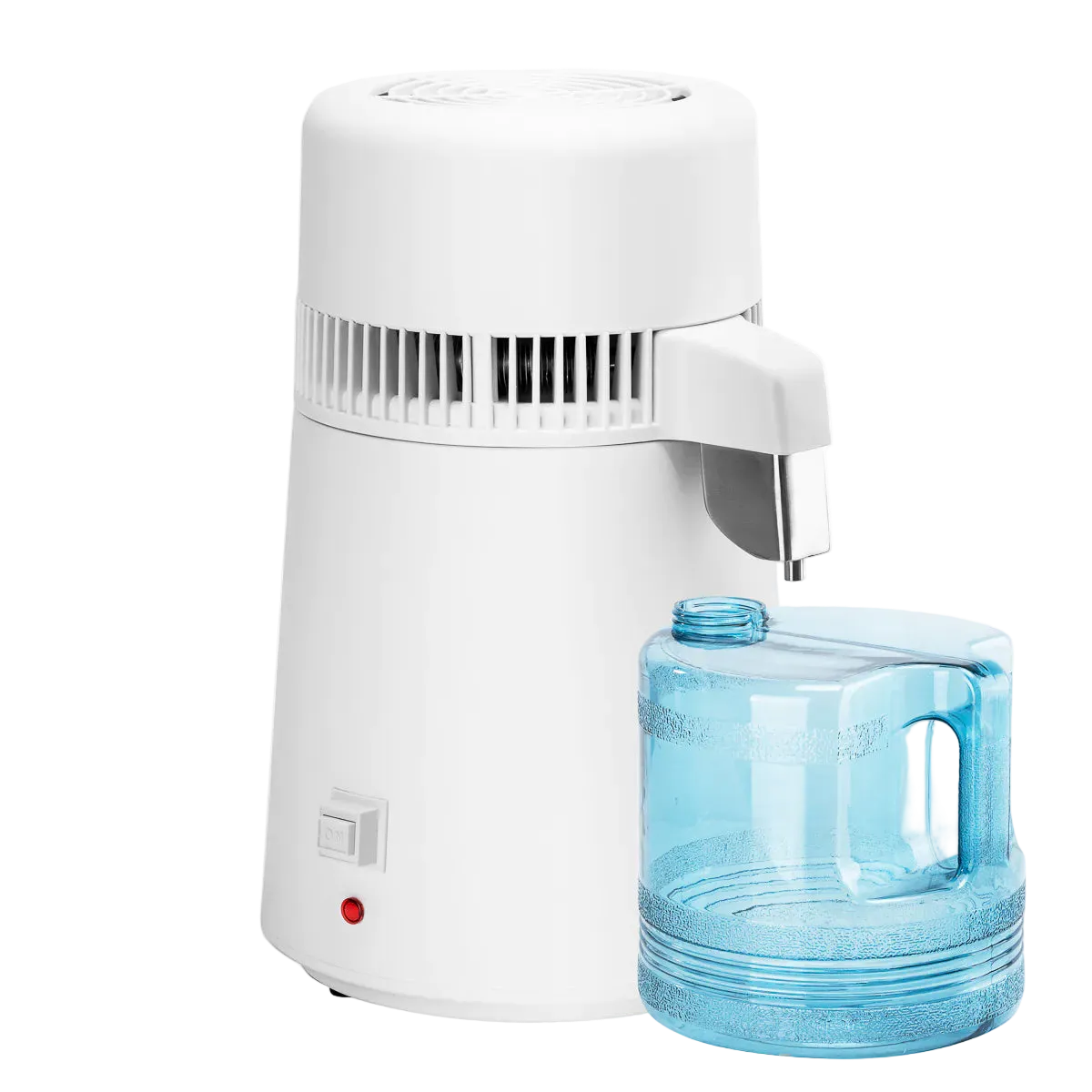 Destilador de agua de 4 L, 1 L/h, 750 W