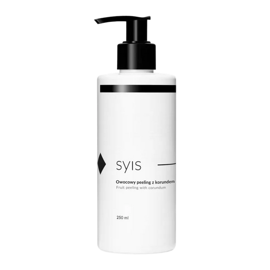 Exfoliante facial profesional con enzimas frutales y microcristales de corindón