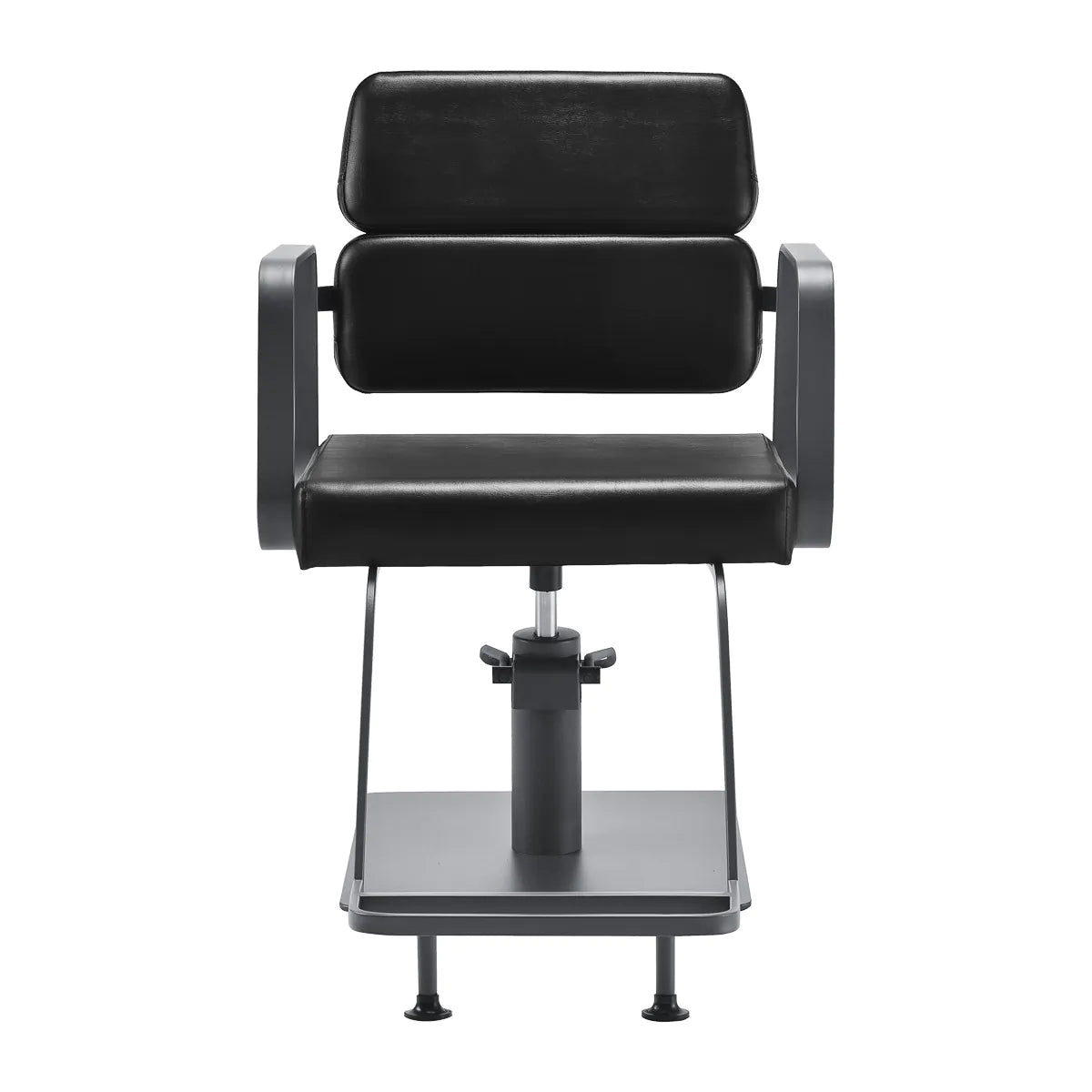 Gabbiano Porto gray black hairdressing chair