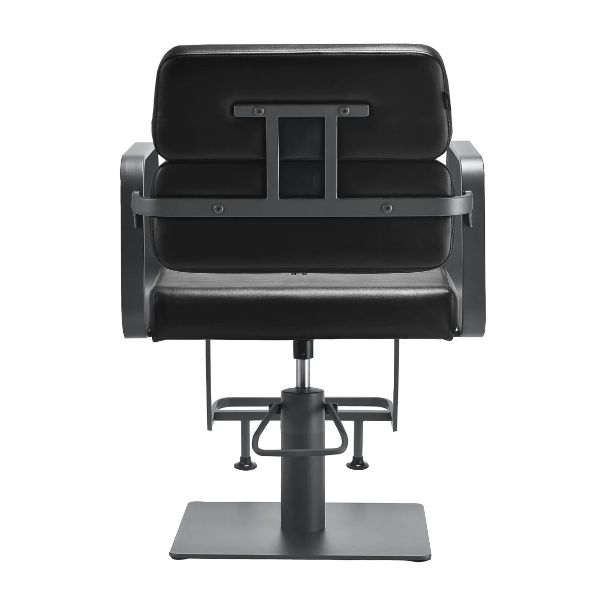 Gabbiano Porto gray black hairdressing chair