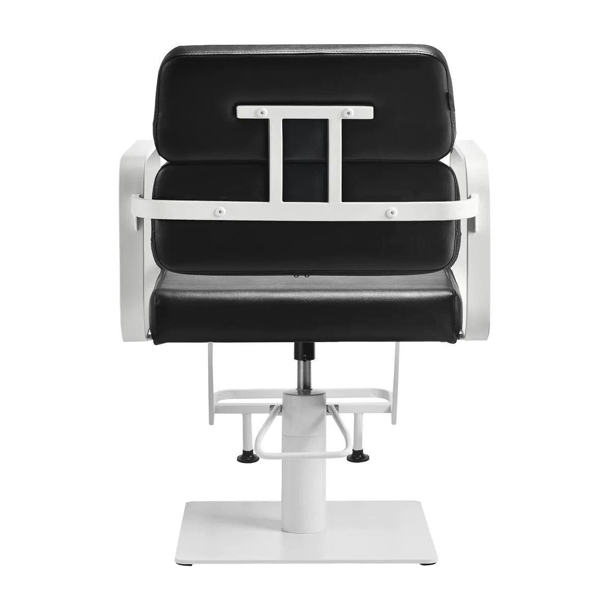 Fauteuil de coiffure Gabbiano Porto blanc noir
