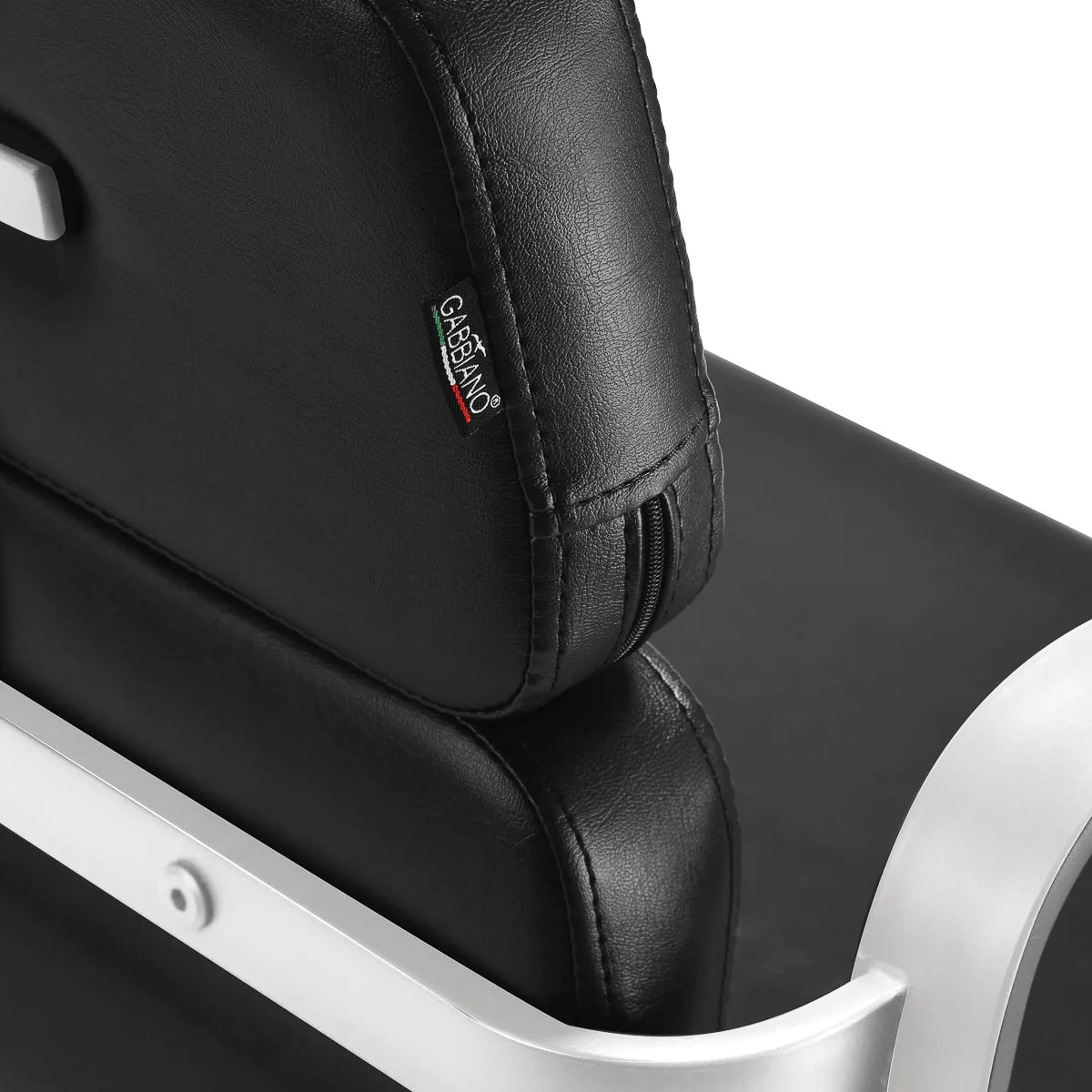 Fauteuil de coiffure Gabbiano Porto blanc noir