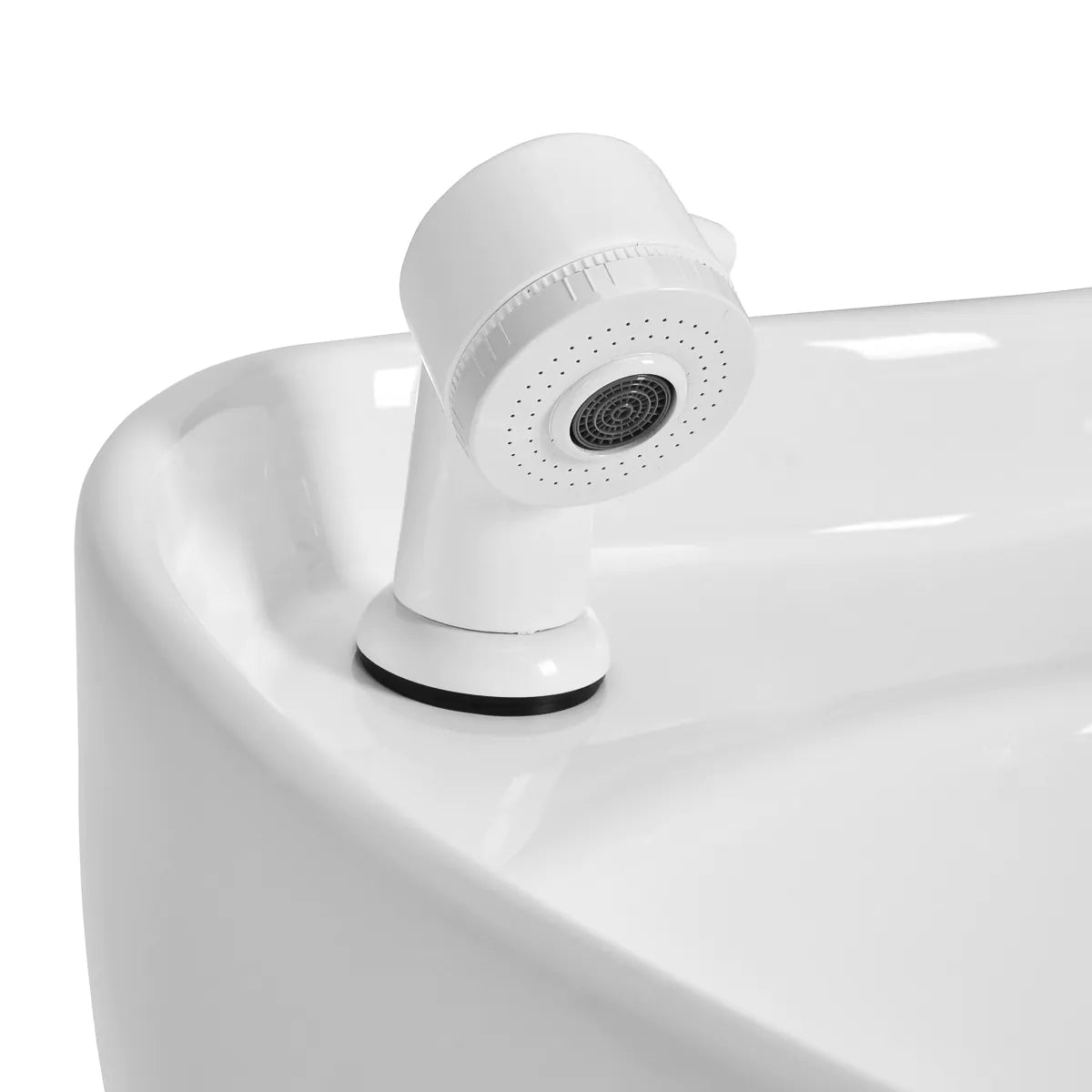 Lavacabezas de peluquería Porto beige y blanco