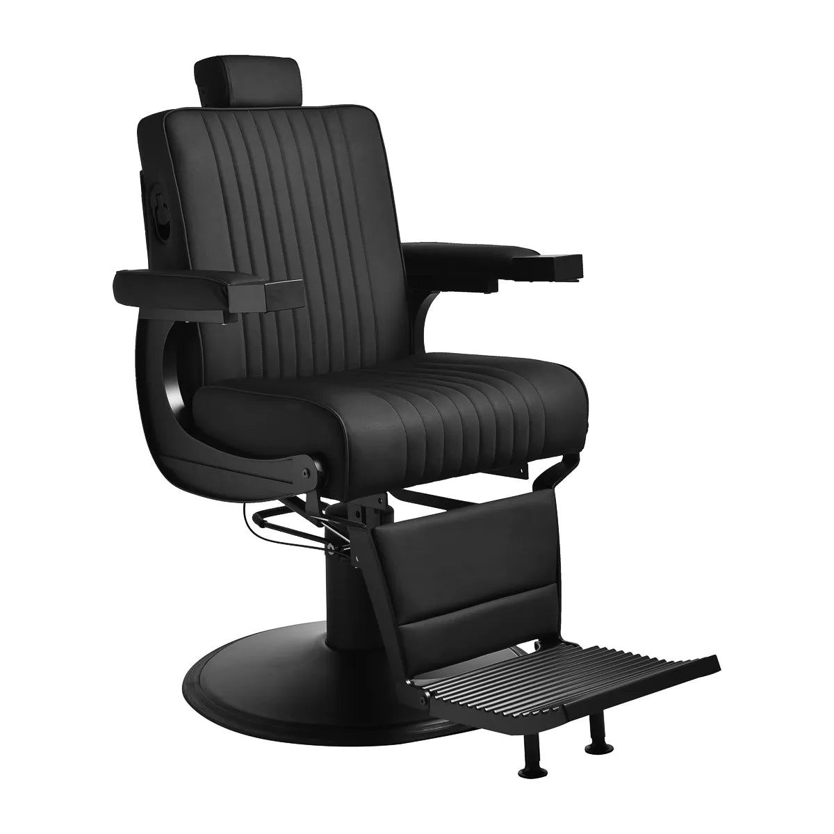 Sillón de Barbero Profesional Gabbiano Levi (Tonos Negros)