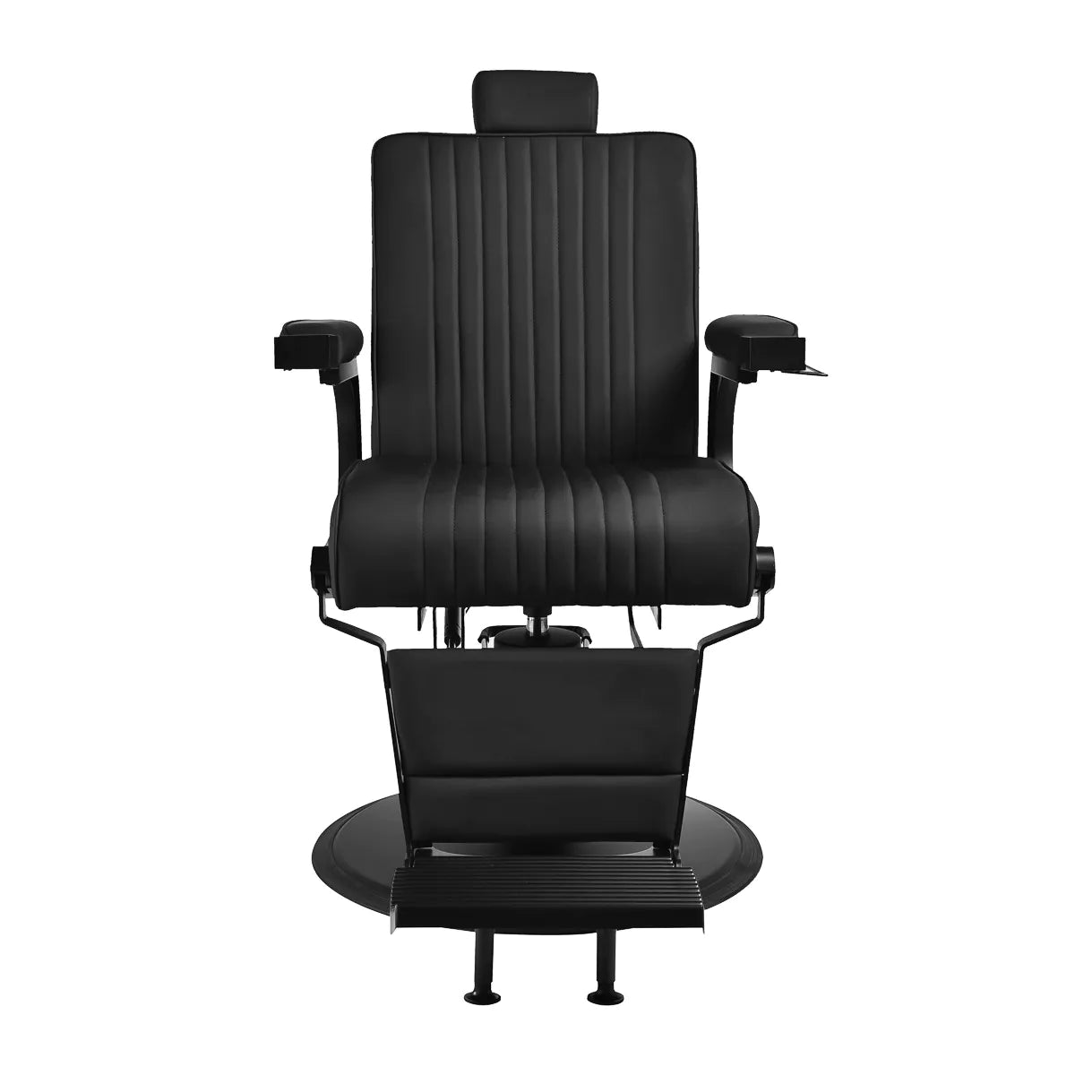 Sillón de barbero profesional Gabbiano Levi negro