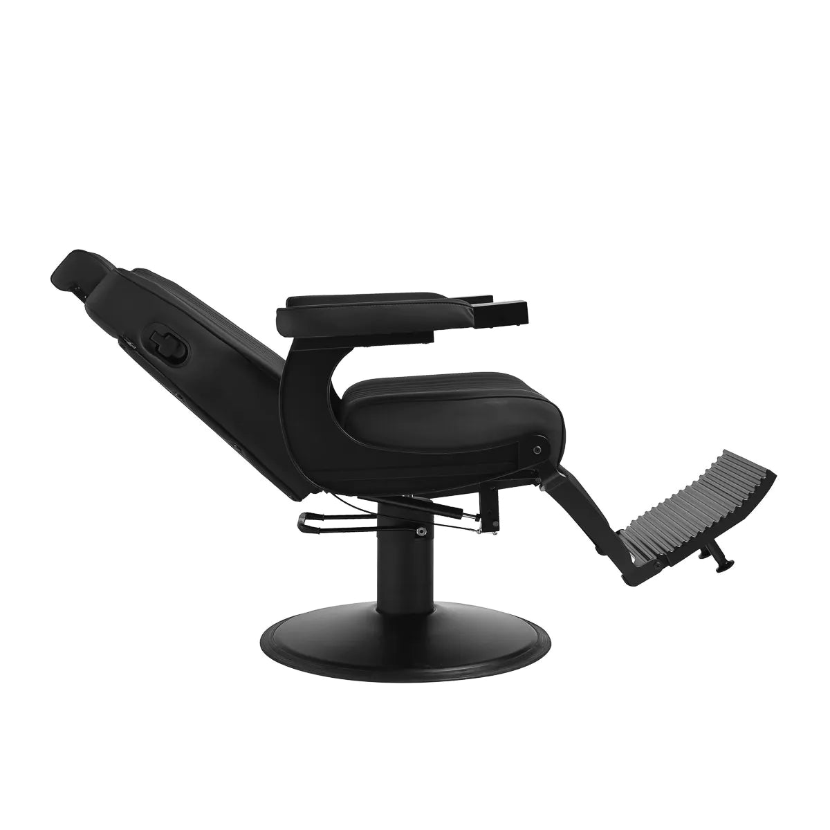 Sillón de barbero profesional Gabbiano Levi negro