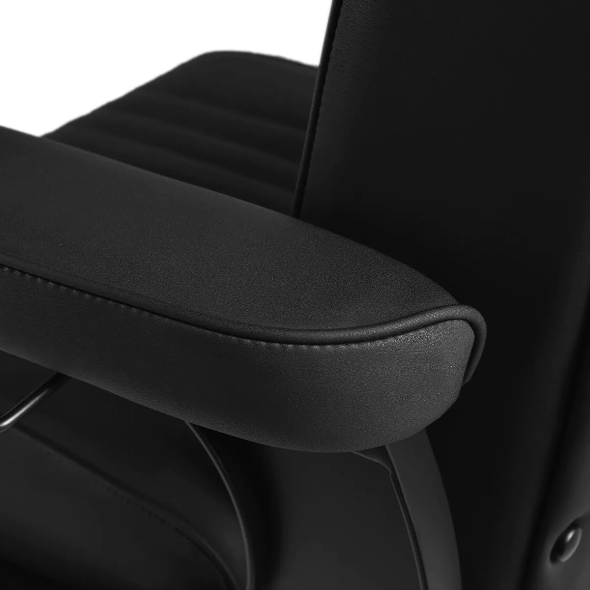Sillón de barbero profesional Gabbiano Levi negro