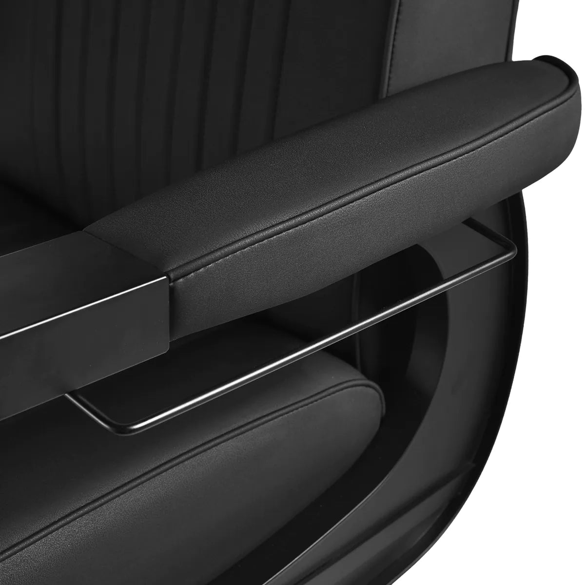 Sillón de barbero profesional Gabbiano Levi negro