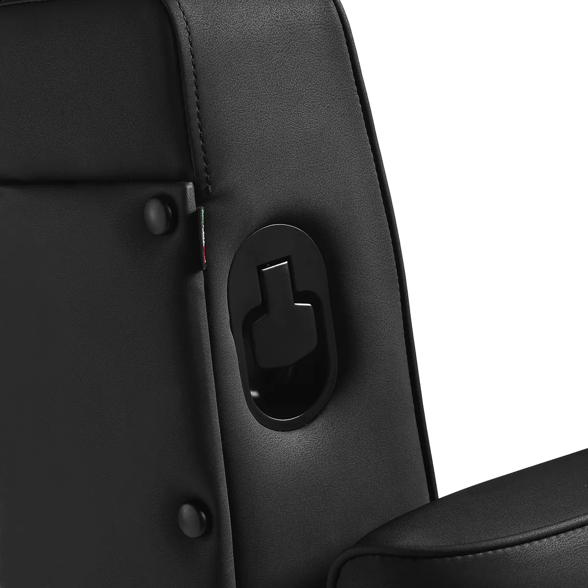 Sillón de barbero profesional Gabbiano Levi negro