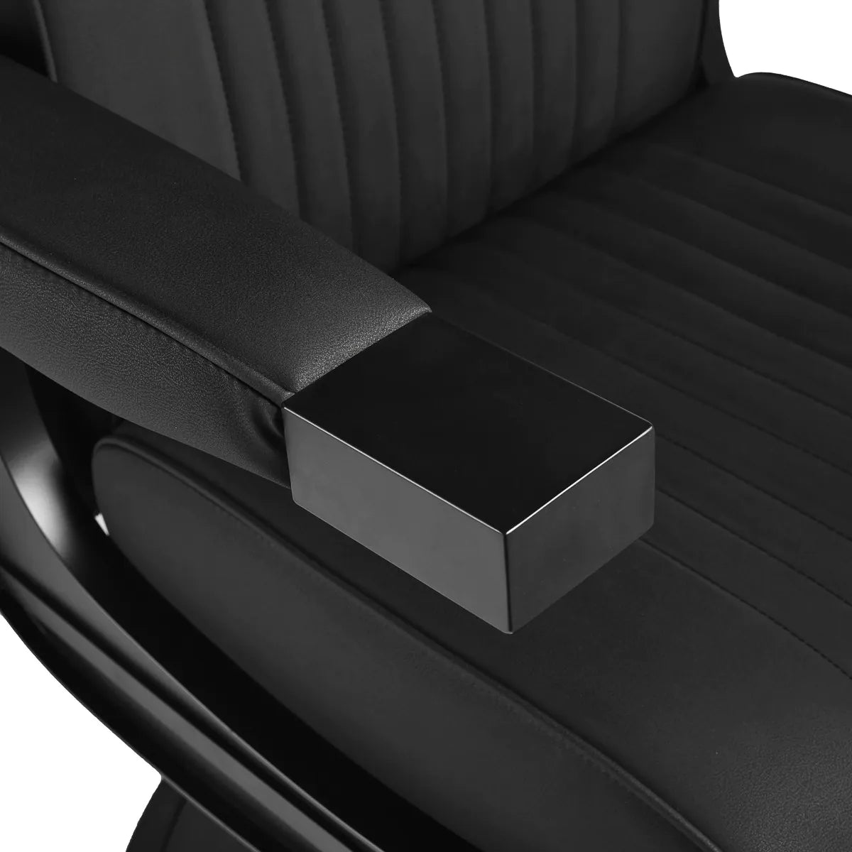Sillón de barbero profesional Gabbiano Levi negro