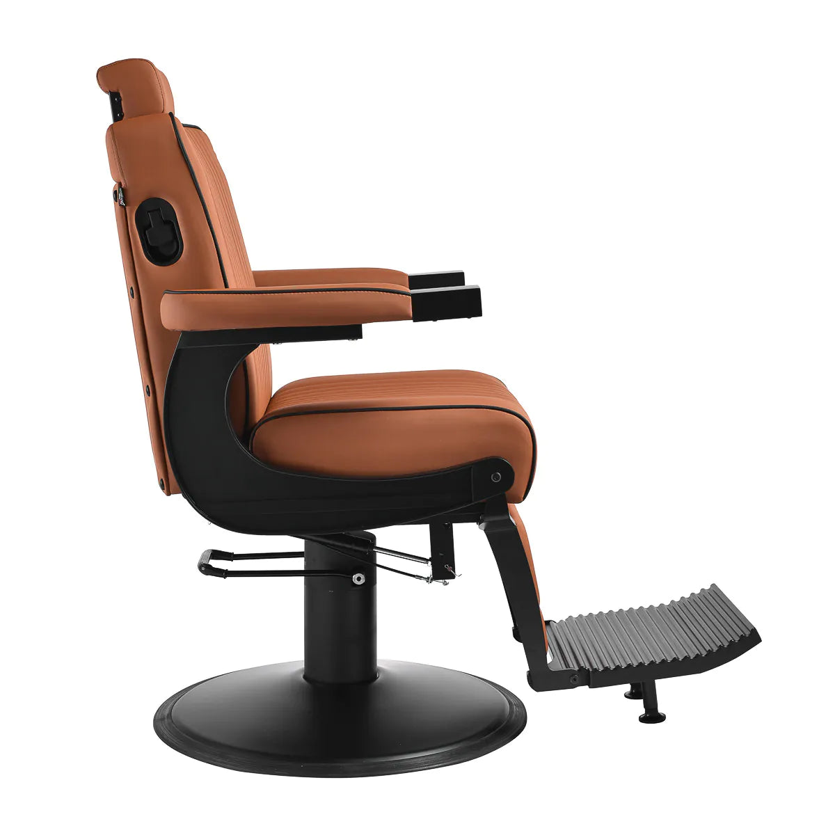 Sillón de barbero profesional Gabbiano Levi, marrón