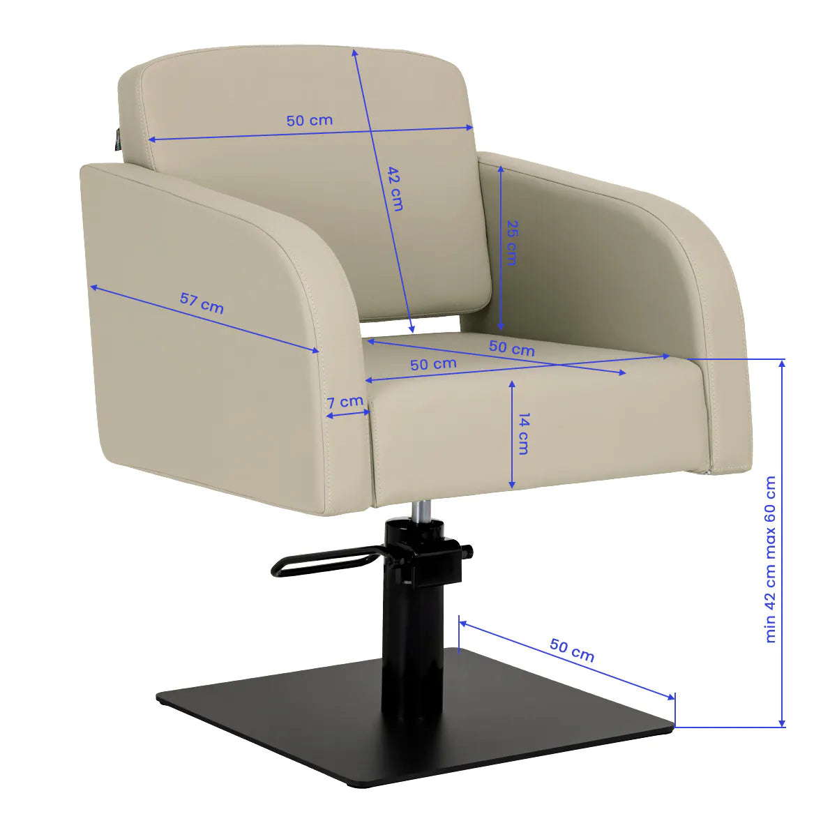 Sillón hidráulico de peluquería Elda