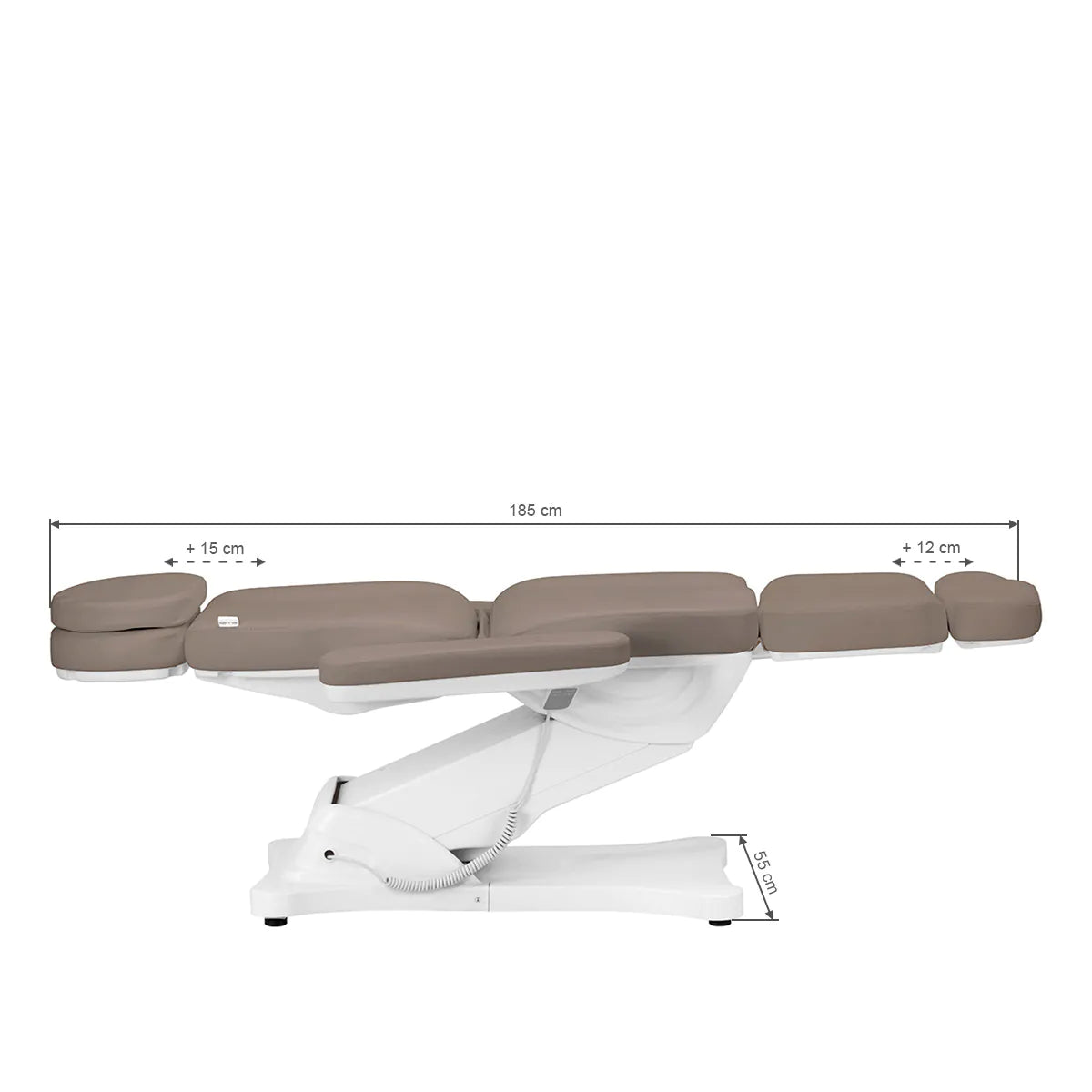 Classic electric beauty treatment table with 3 motors