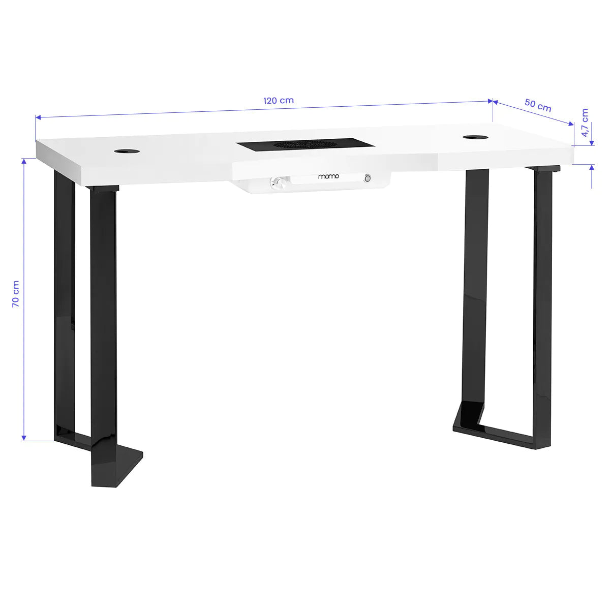 Table de manucure avec absorbeur de poussière Momo, mod. 05