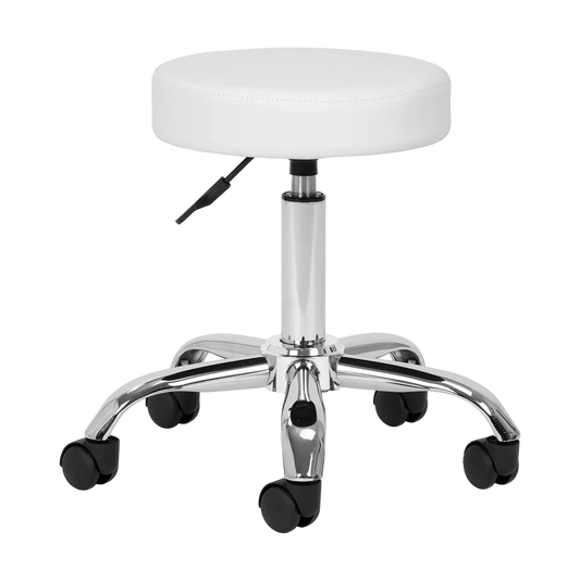 Taburete de estética AM-310 blanco