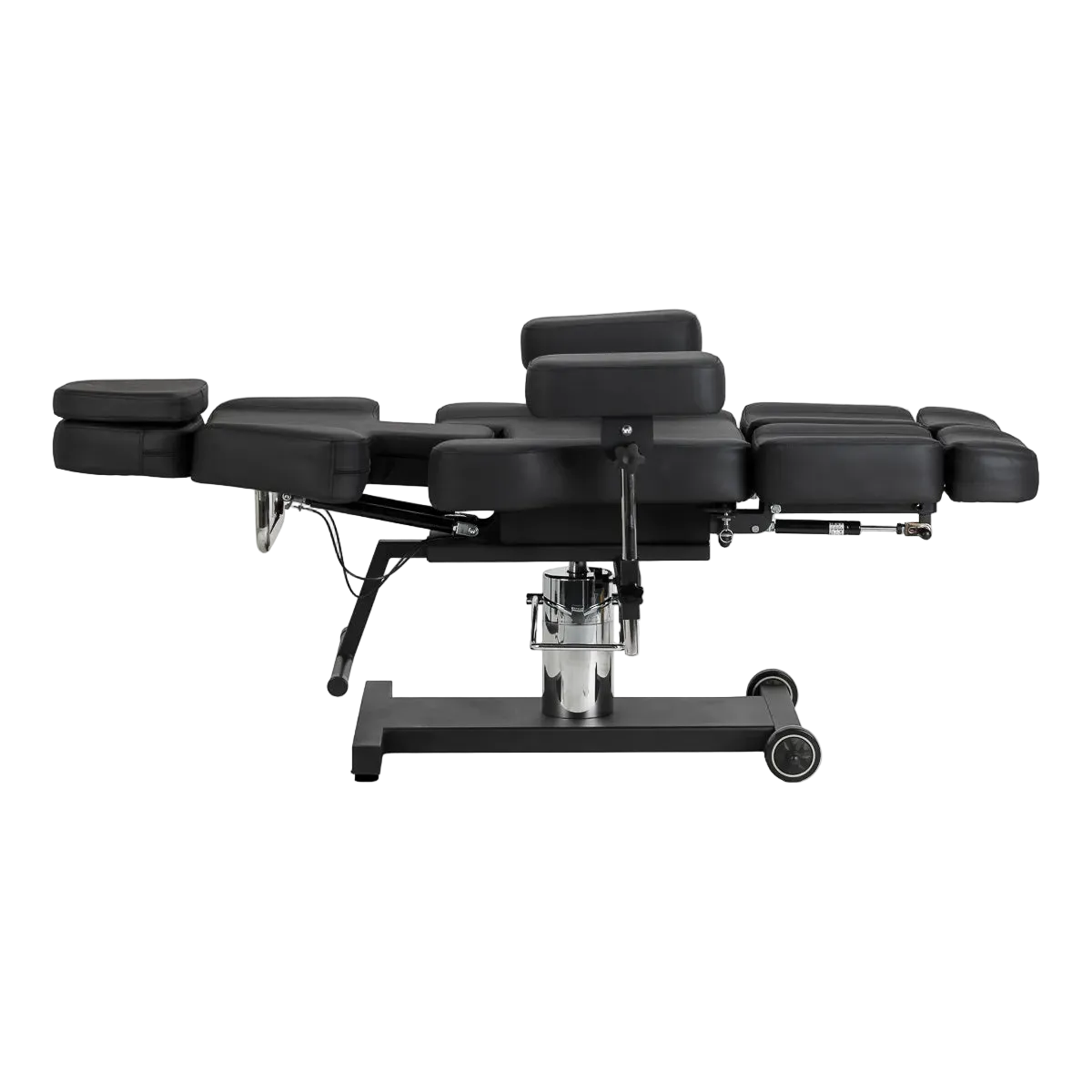 Sillón de Tatuaje Hidráulico Regulable PRO INK 605 | Ergonomía Profesional, Giro de 360° y Reposapiés Dividido
