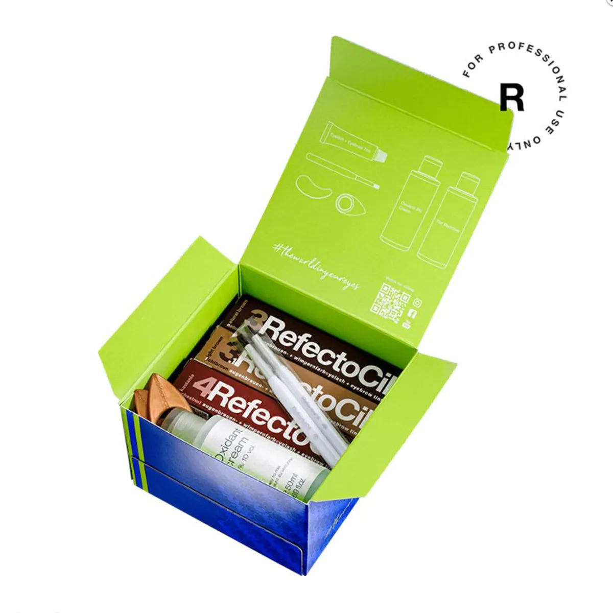 Set de tintes para cejas y pestañas