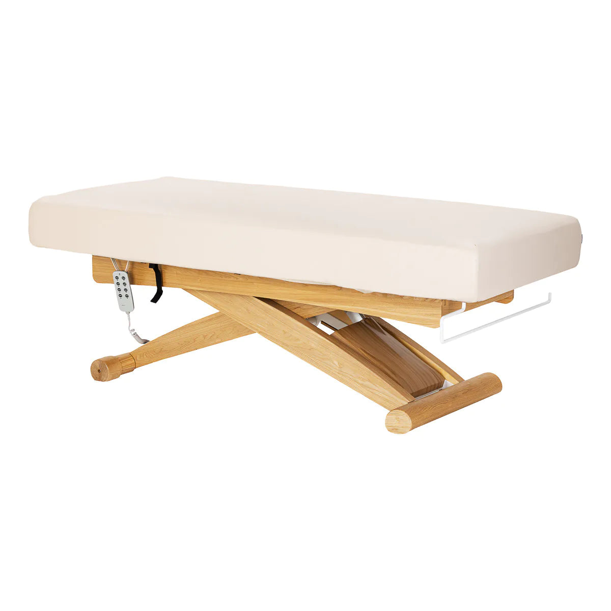 Camilla eléctrica Siesta SPA con base de madera