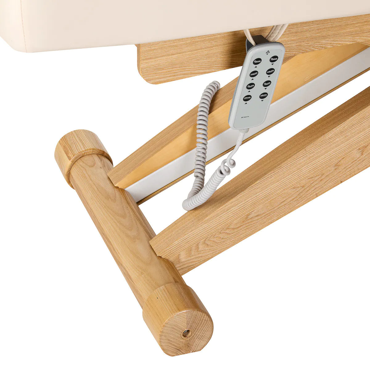 Camilla eléctrica Siesta SPA con base de madera