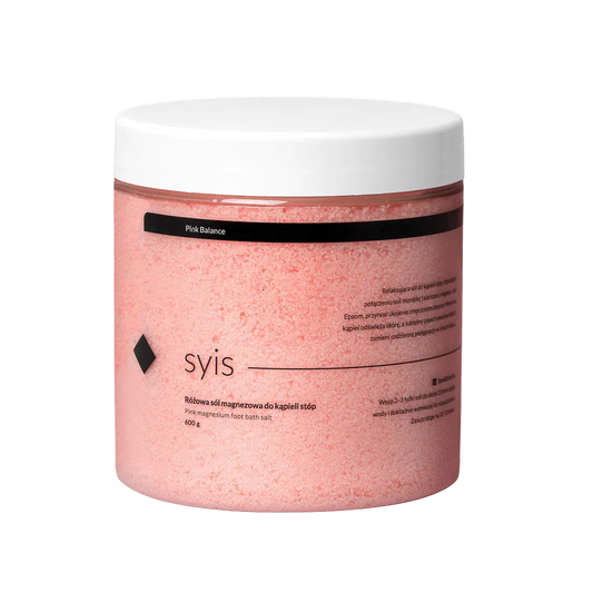 SYIS Professional – Sal de Baño Podológica Relajante Pink Balance, 600 g