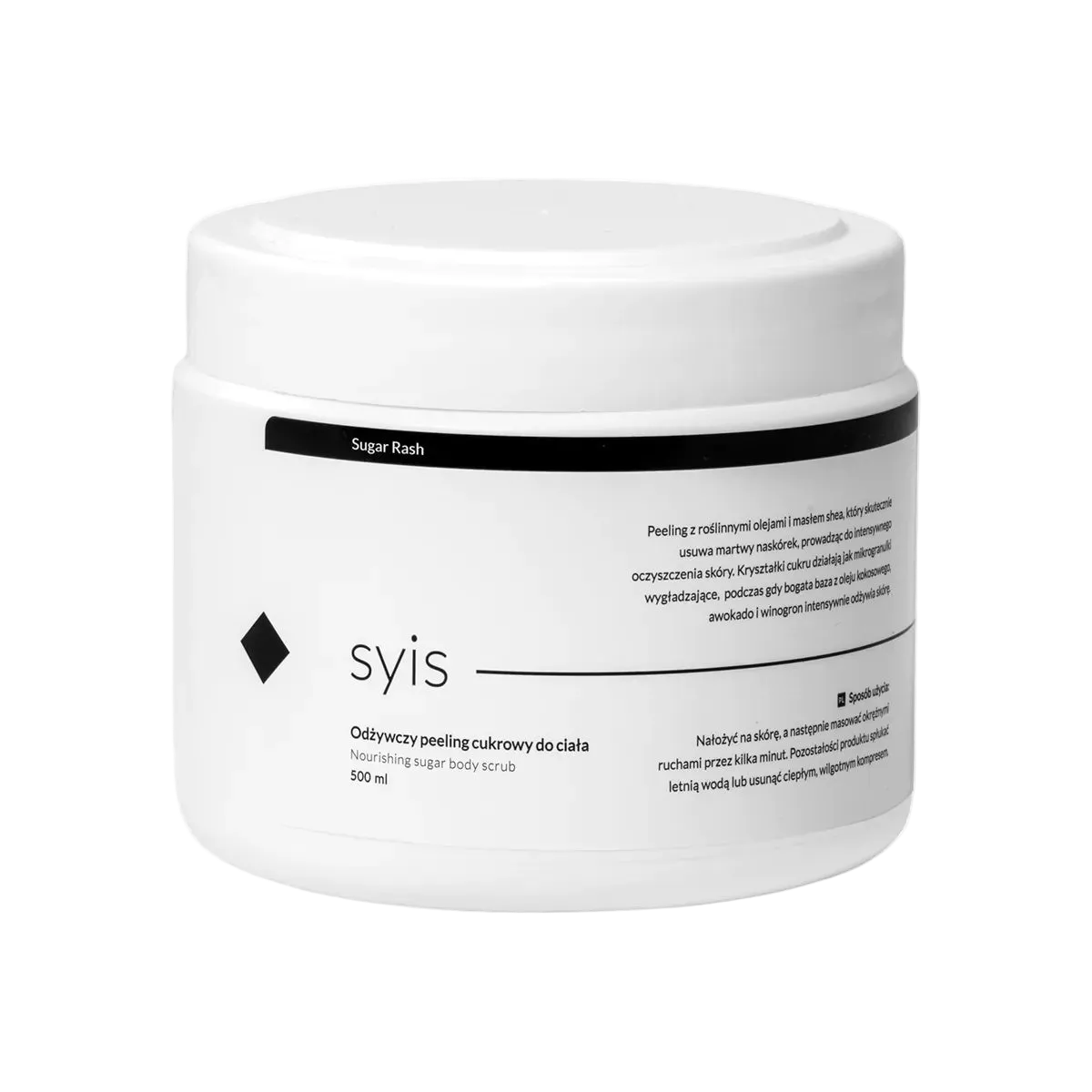 SYIS Professional – Exfoliante Corporal de Azúcar Sugar Rash, 500 ml